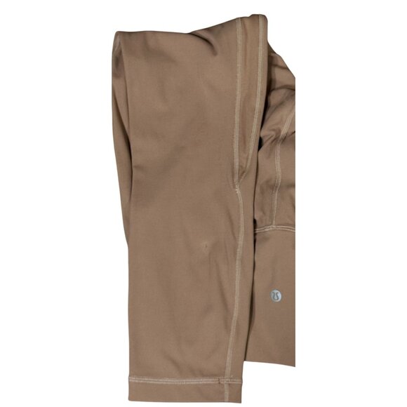 Lululemon Size 6 High-Waisted Nude Yoga Leggings - Picture 7 of 9